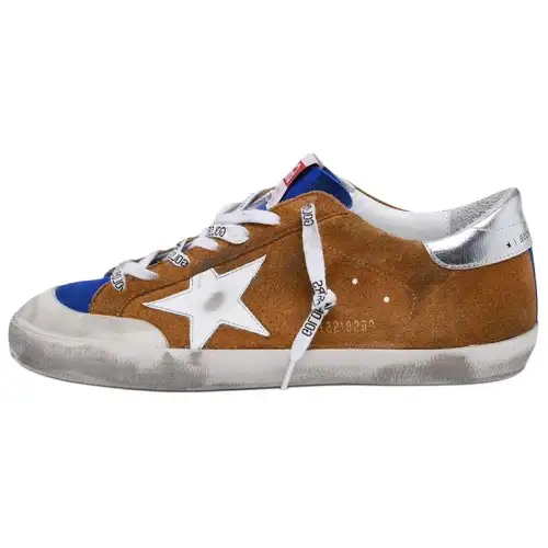 Golden Goose Super Star Skateboard Shoes Men's Low Top Brown