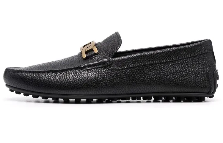 TOD'S Gommino Loafers Men's Low Top Black