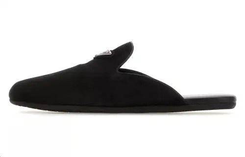 PRADA Closed Toe Slippers Women's Black
