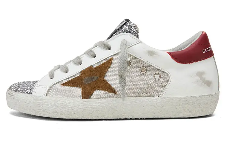 Golden Goose Super Star Low top Skateboard Shoes Women's White