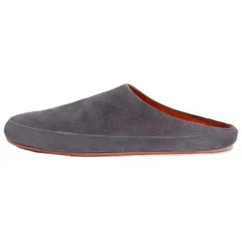 Loro Piana Closed Toe Slippers Men's Gray