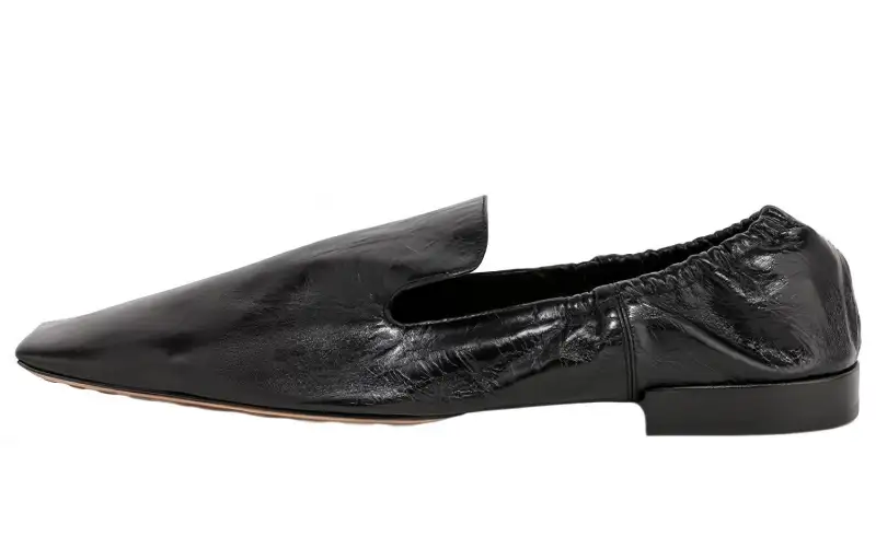 Bottega Veneta Leather Casual Shoes Women's Black