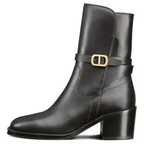 DIOR Empreinte Ankle Boots Women's Black