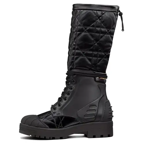 DIOR DiorIron Mid Calf Boots Women's Black