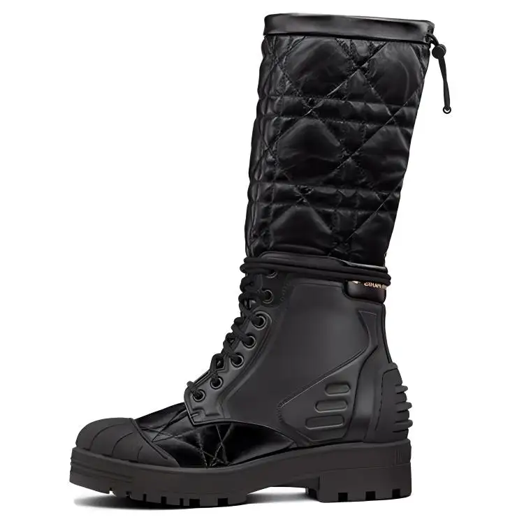 DIOR DiorIron Mid Calf Boots Women's Black