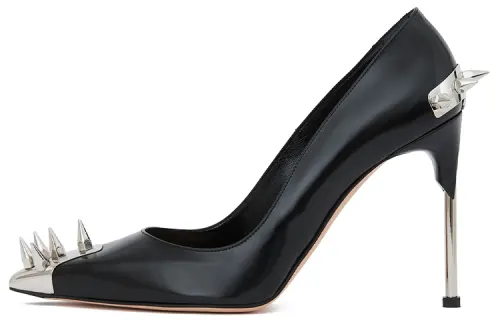Alexander McQueen Punk Slim Heel High Heels 10.5cm Women's Black
