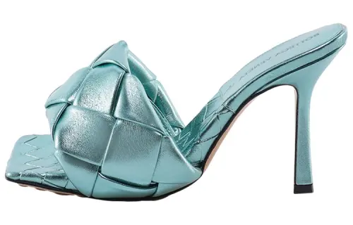 Bottega Veneta Lido Slide Slippers Women's Blue