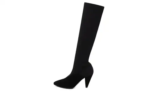 PRADA Knee high Boots Women's Black