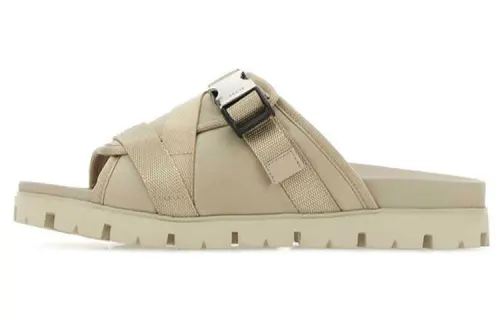 PRADA Slide Slippers Men's Beige