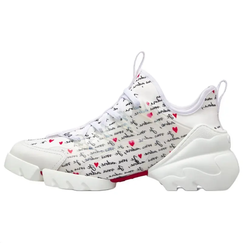 DIOR D Connect Low top Casual Shoes Women's White