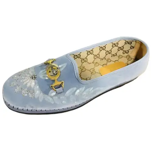 GUCCI Loafers Men's Blue