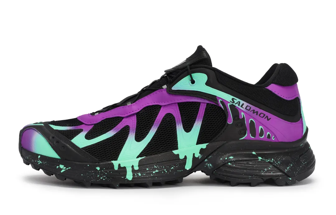 SALOMON XT WHISPER Low top Casual Trail Running Training City Commuting Running Shoes Unisex Black Purple Green