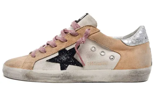 Golden Goose Super Star Skateboard Shoes Women's Low Top Brown