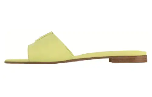 LOUIS VUITTON Capri Slide Slippers Women's Yellow