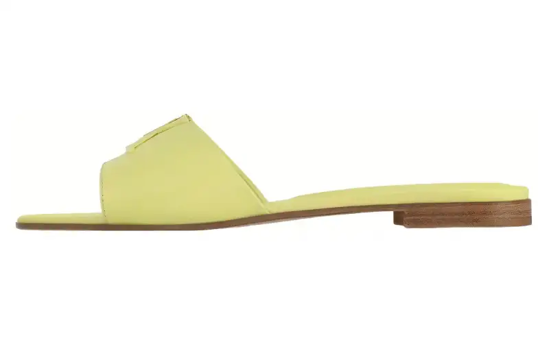 LOUIS VUITTON Capri Slide Slippers Women's Yellow