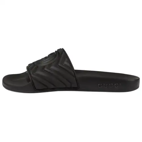 Gucci Wmns Quilted Slide 'Black' Women's