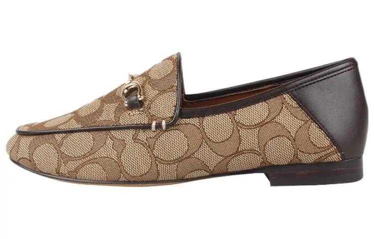 COACH Haley Loafers Women's Khaki Brown
