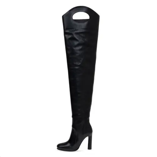 Burberry Shoreditch Over the knee Boots 9.9cm Women's Black