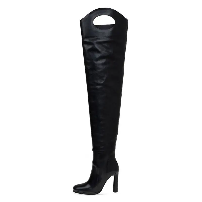 Burberry Shoreditch Over the knee Boots 9.9cm Women's Black