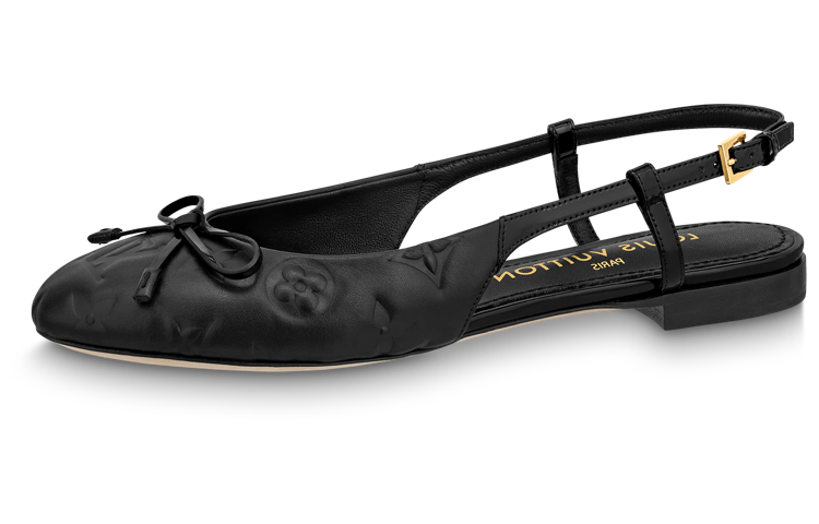 LOUIS VUITTON NINA Stylish Sandal Women's Black