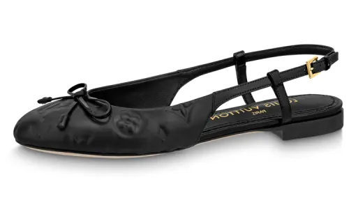 LOUIS VUITTON NINA Stylish Sandal Women's Black