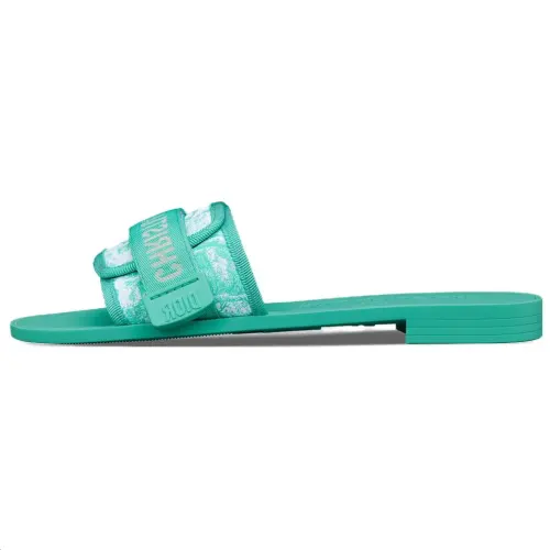 DIOR Dioriviera Slide Slippers Women's Green