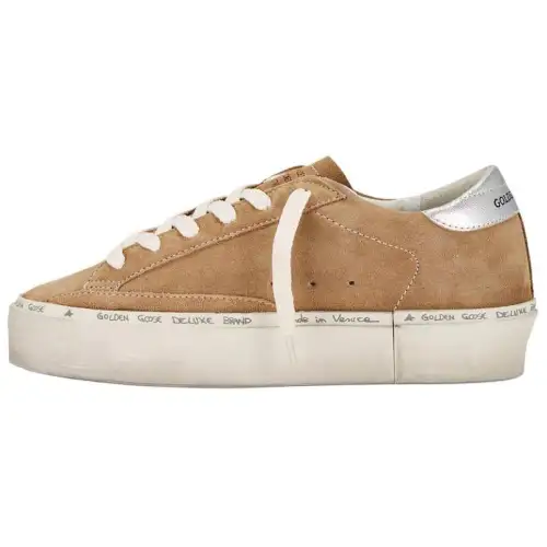 Golden Goose Hi Star Low top Skateboard Shoes Women's Brown