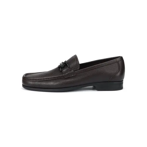 FERRAGAMO Gancini-detail Moccasins