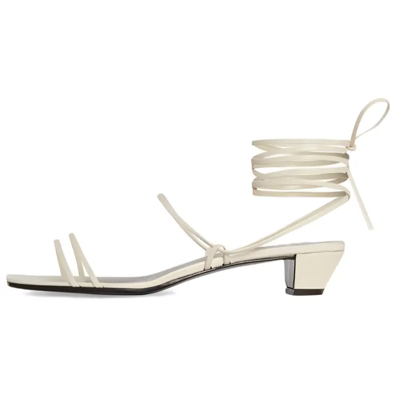 THE ROW One Strap Sandals 5CM Women's Beige