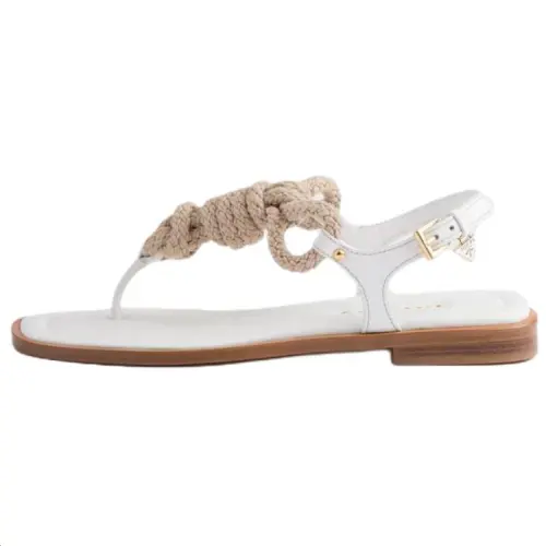 PRADA One Strap Sandals Women's White