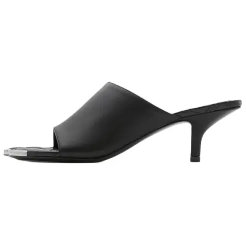 Burberry Slide Slippers 5.5cm Women's Black