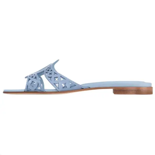 LOUIS VUITTON Isola Slide Slippers Women's Blue