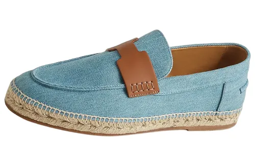 HERMES Trip Men's Casual Shoes Men's Light Blue