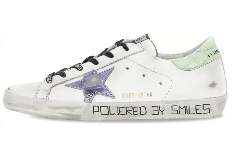 Golden Goose Super Star Low top Stylish Skateboarding Shoes Women's White