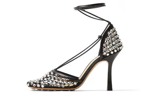 Bottega Veneta Stretch Slim Heel High Heels Women's