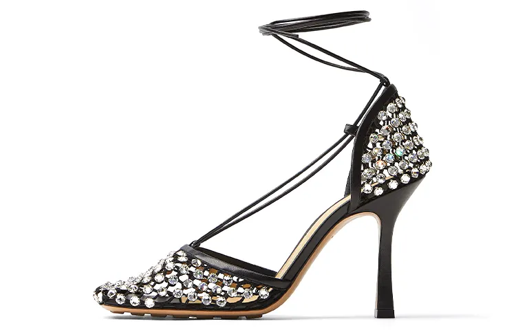 Bottega Veneta Stretch Slim Heel High Heels Women's