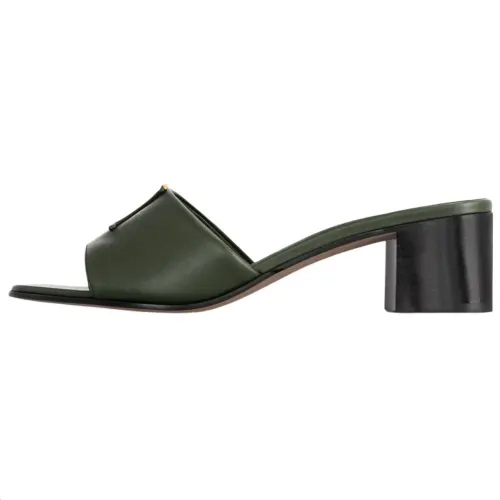 LOUIS VUITTON Capri Slide Slippers 4.5cm Women's Green