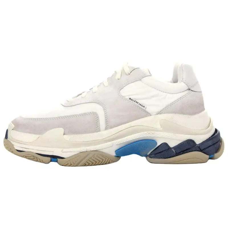 Balenciaga Triple S Low top Chunky Sneakers Women's White