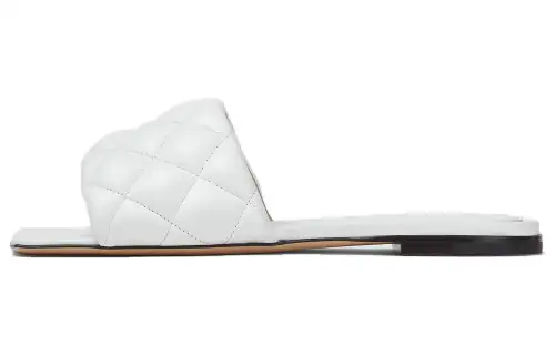 Bottega Veneta Padded Slide Slippers Women's White