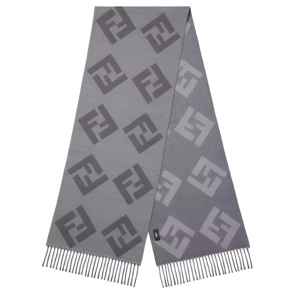 Мужской шарф Fendi (серый)