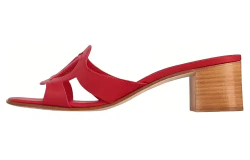 LOUIS VUITTON Isola Slide Slippers Women's Red