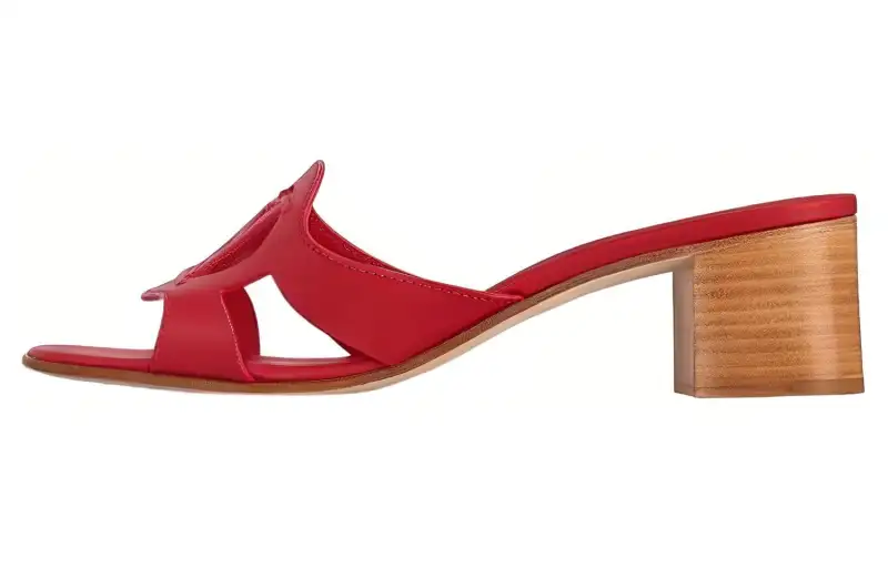 LOUIS VUITTON Isola Slide Slippers Women's Red