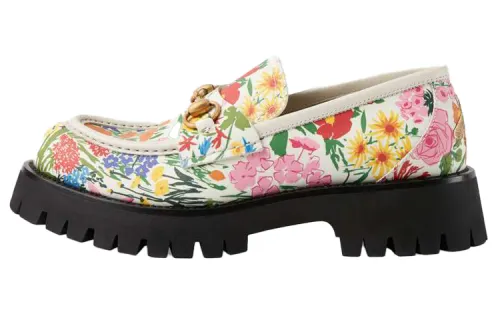 GUCCI Ken Scott Platform Shoes Women's Multicolor