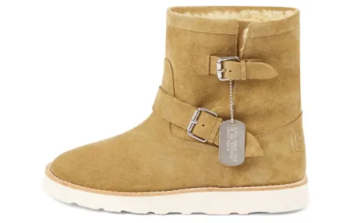 KENZO Takumi Takada Leather Ankle Boots Men's Brown
