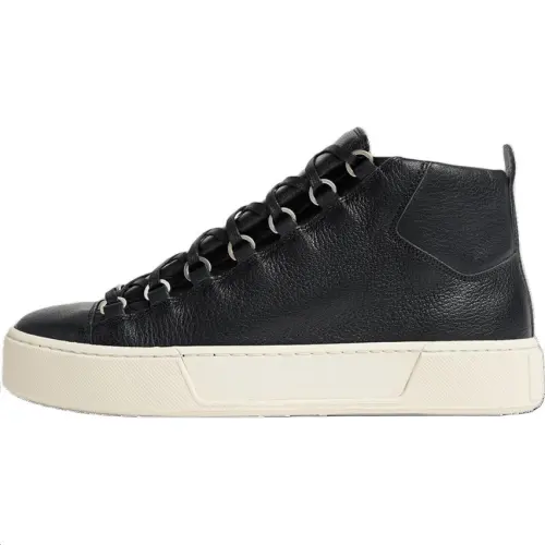Balenciaga Arena Mid top Skateboard Shoes Men's Black