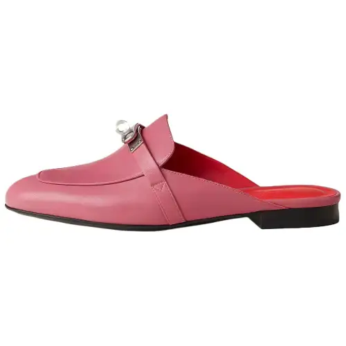 HERMES Oz Closed Toe Slippers Women's Pink