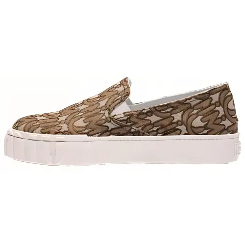 MIU MIU Low top Skateboard Shoes Women's Brown White
