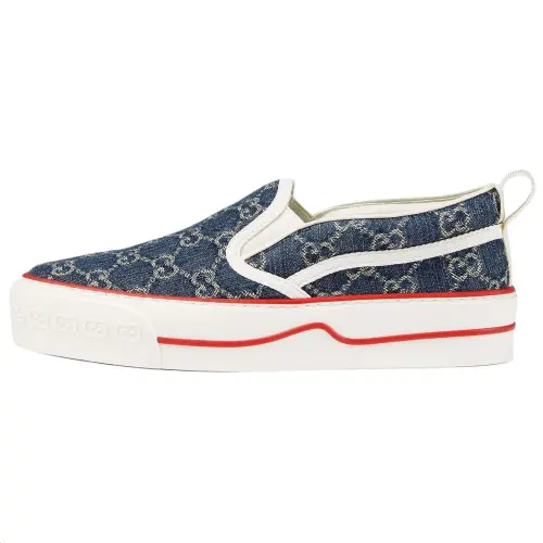 Gucci Wmns Tennis 1977 Slip-On 'Denim' Women's