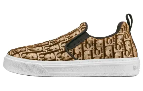 DIOR Women's Solar Slip-On 'DIOR Oblique - Bronze'
