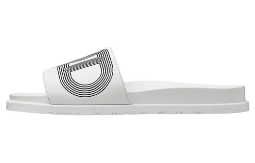 HERMES Slide Slippers Men's White